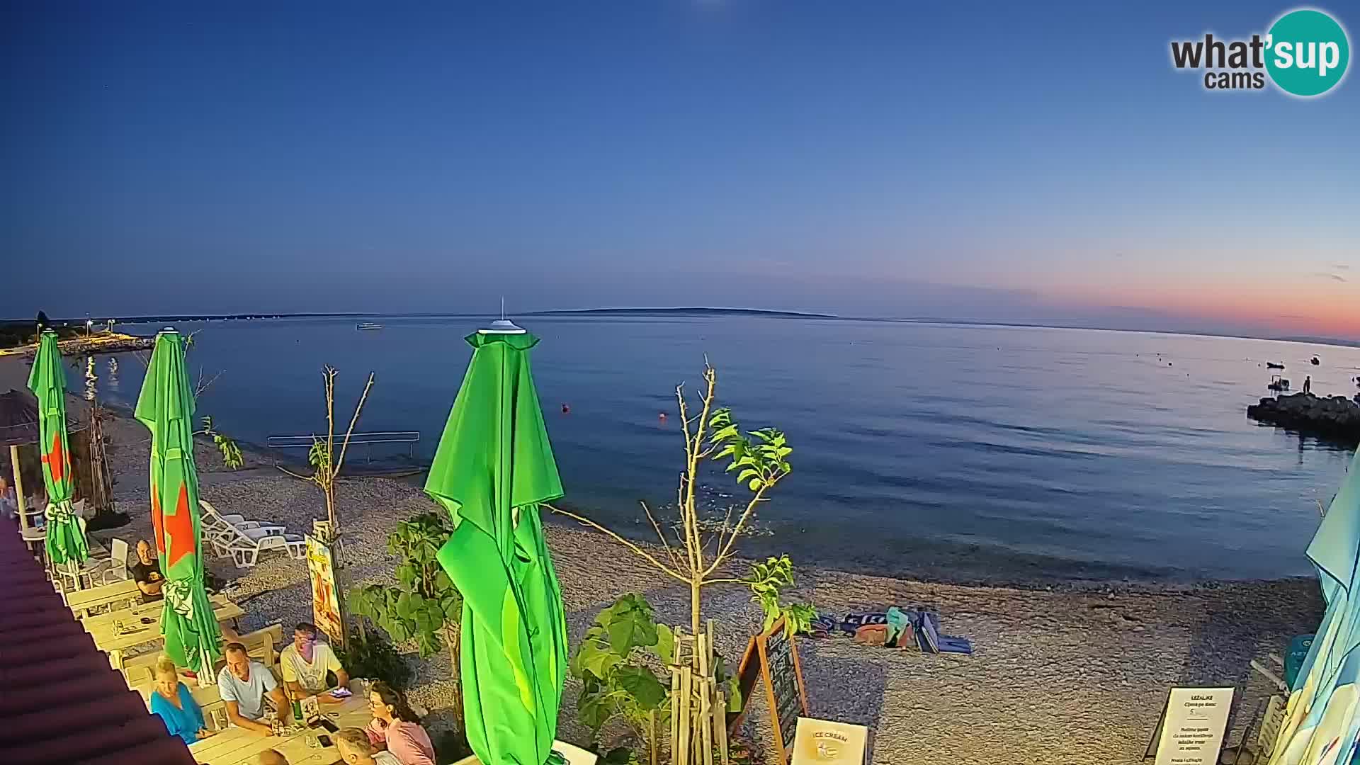 Live Webcam Gajac beach – Pag
