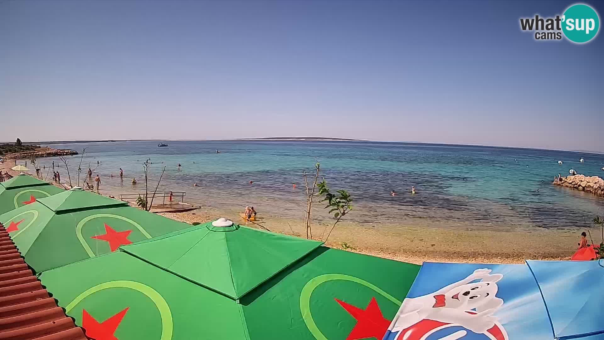 Live Webcam Gajac beach – Pag