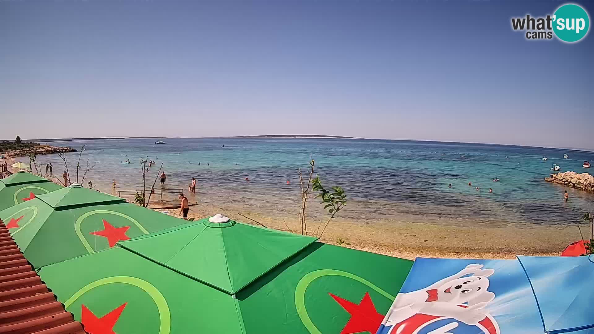 Live Webcam Gajac beach – Pag