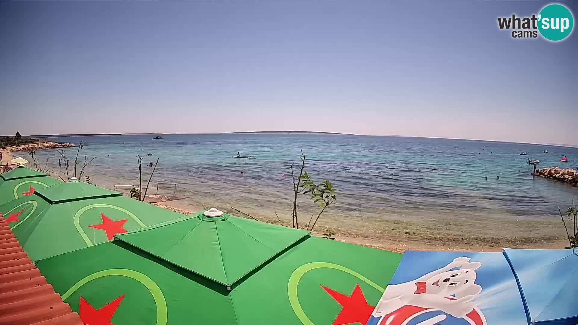 Live Webcam Gajac beach – Pag