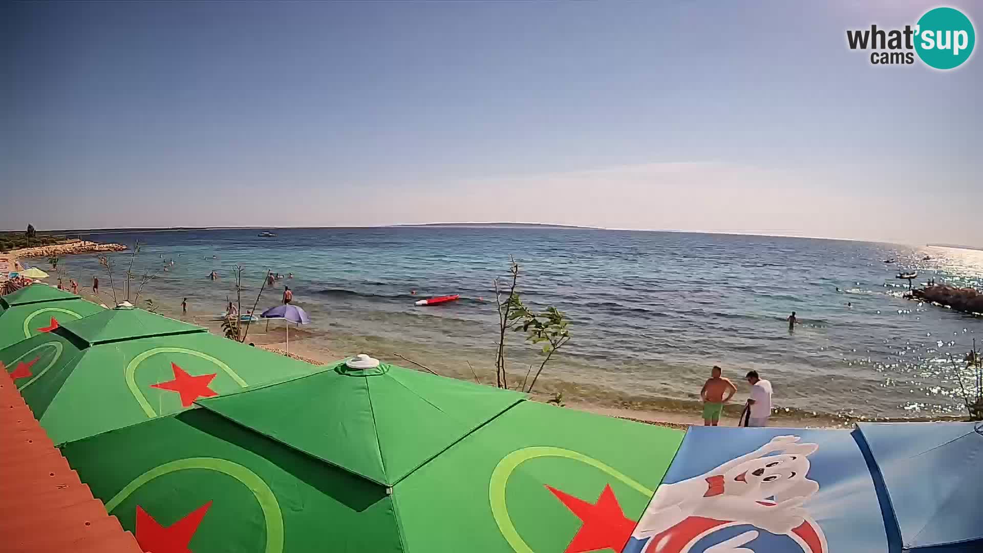 Live Webcam Gajac beach – Pag