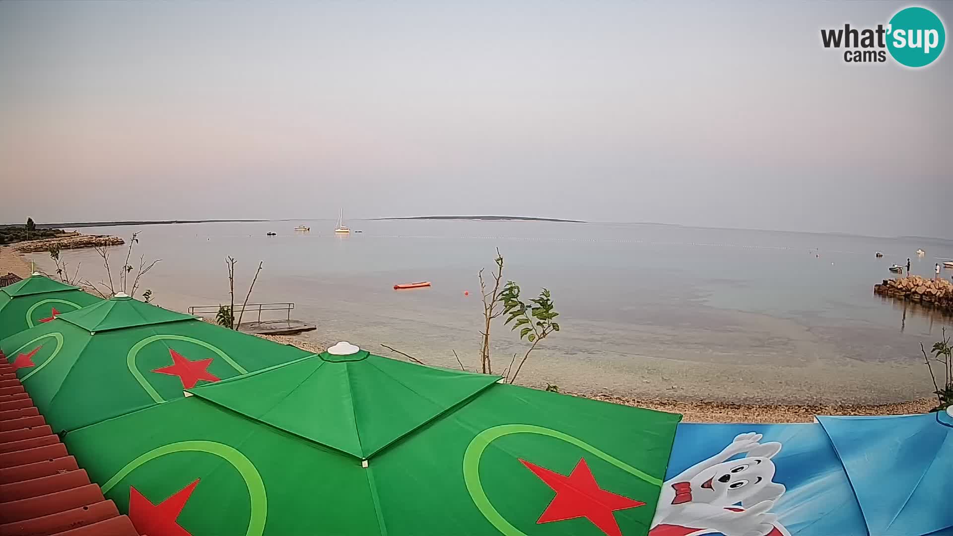 Live Webcam Gajac beach – Pag