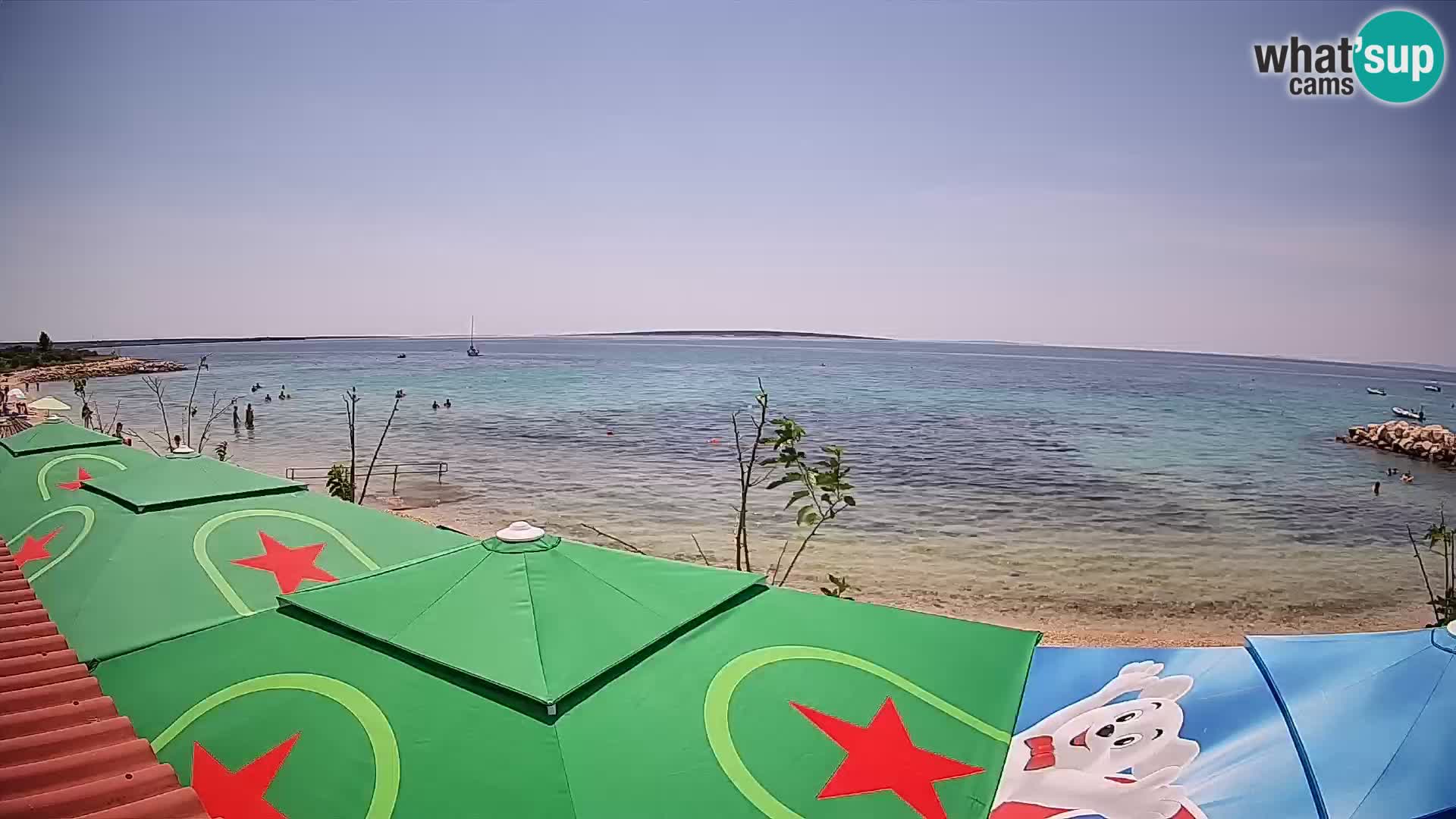 Spletna kamera Plaža Gajac – Pag – Hrvaška