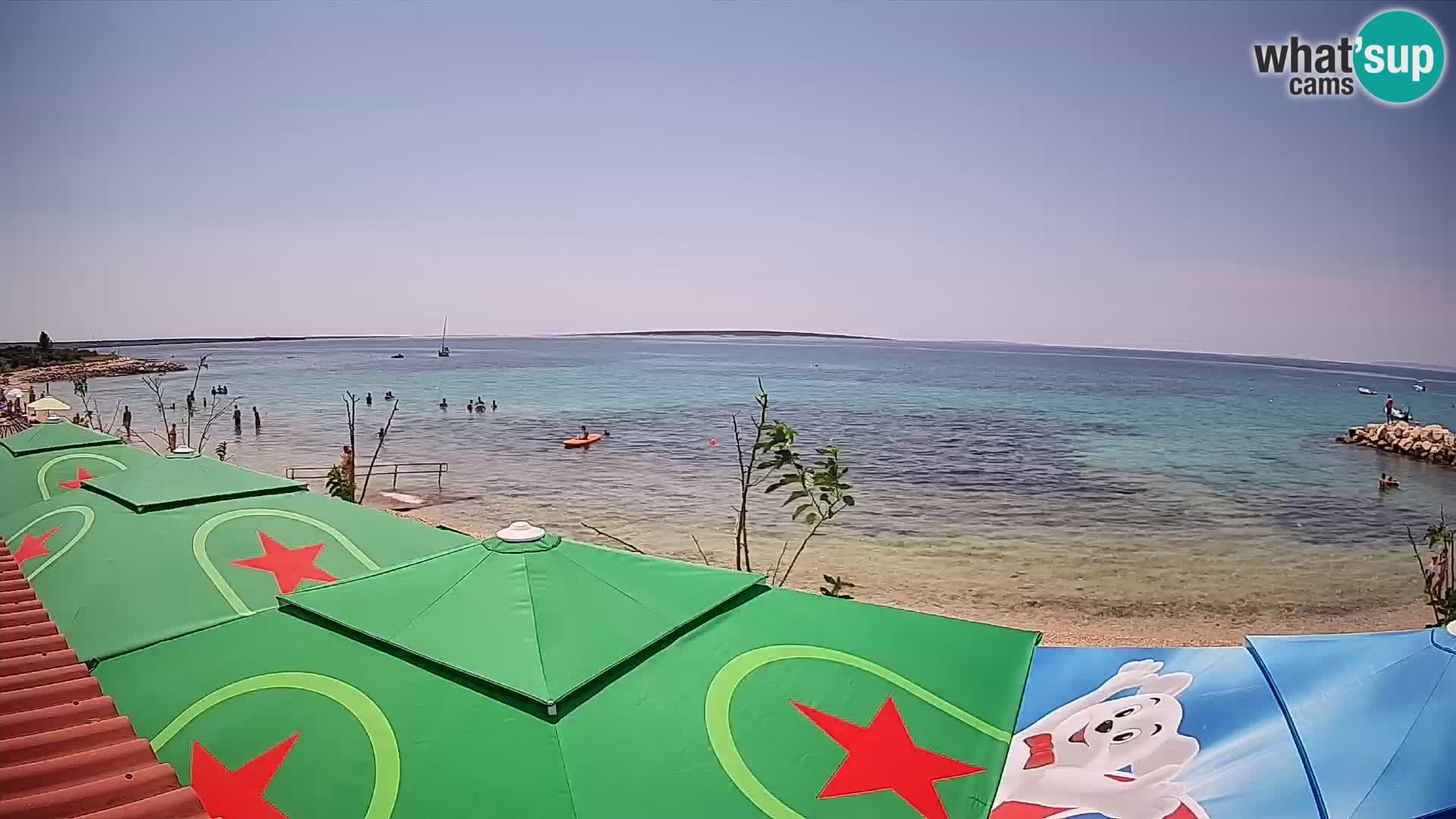 Webcam Strand in Gajac – Pag – Kroatien