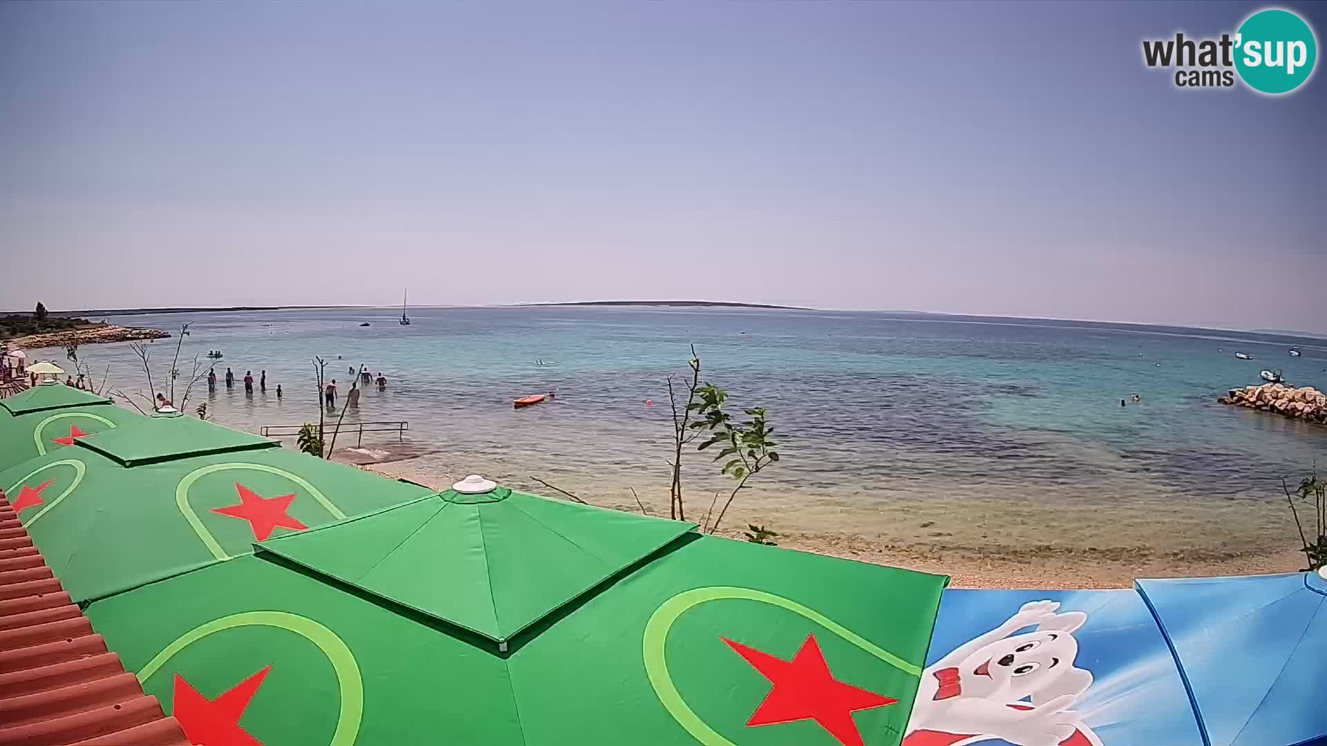 Spletna kamera Plaža Gajac – Pag – Hrvaška