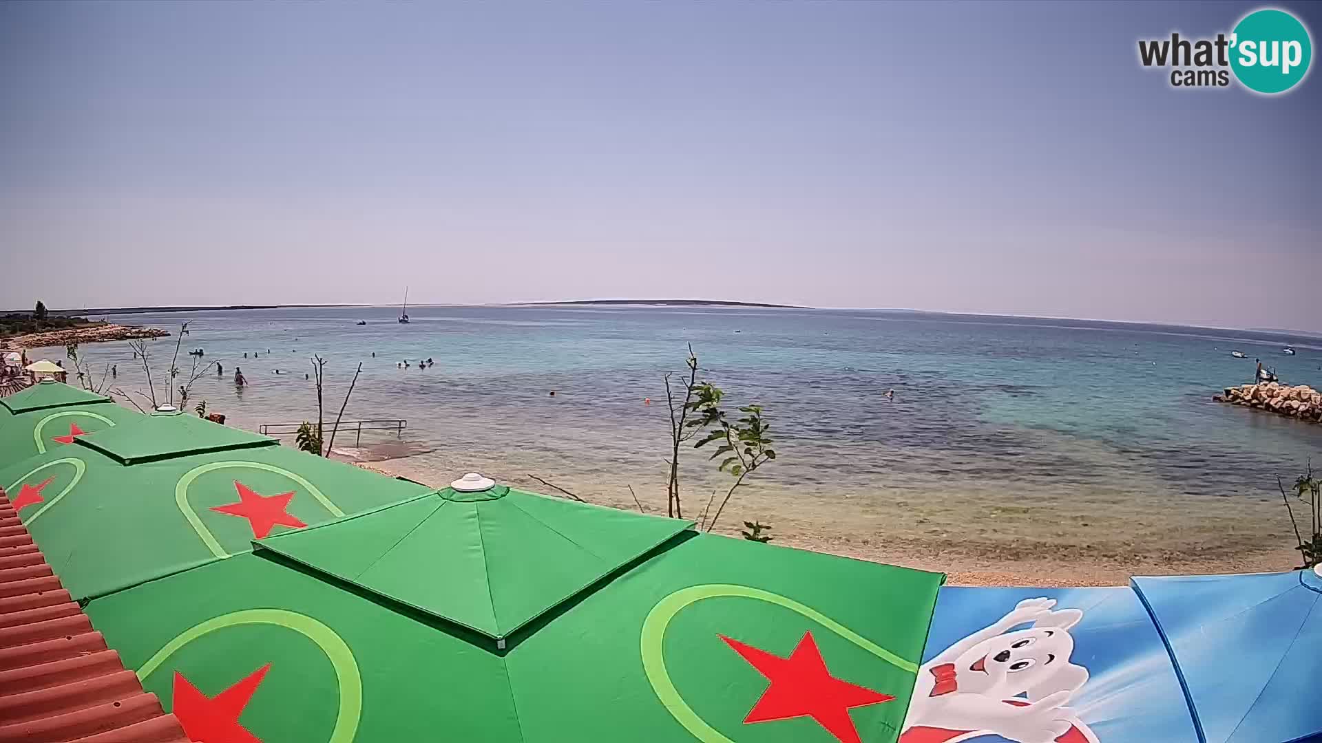 Live Webcam Gajac beach – Pag
