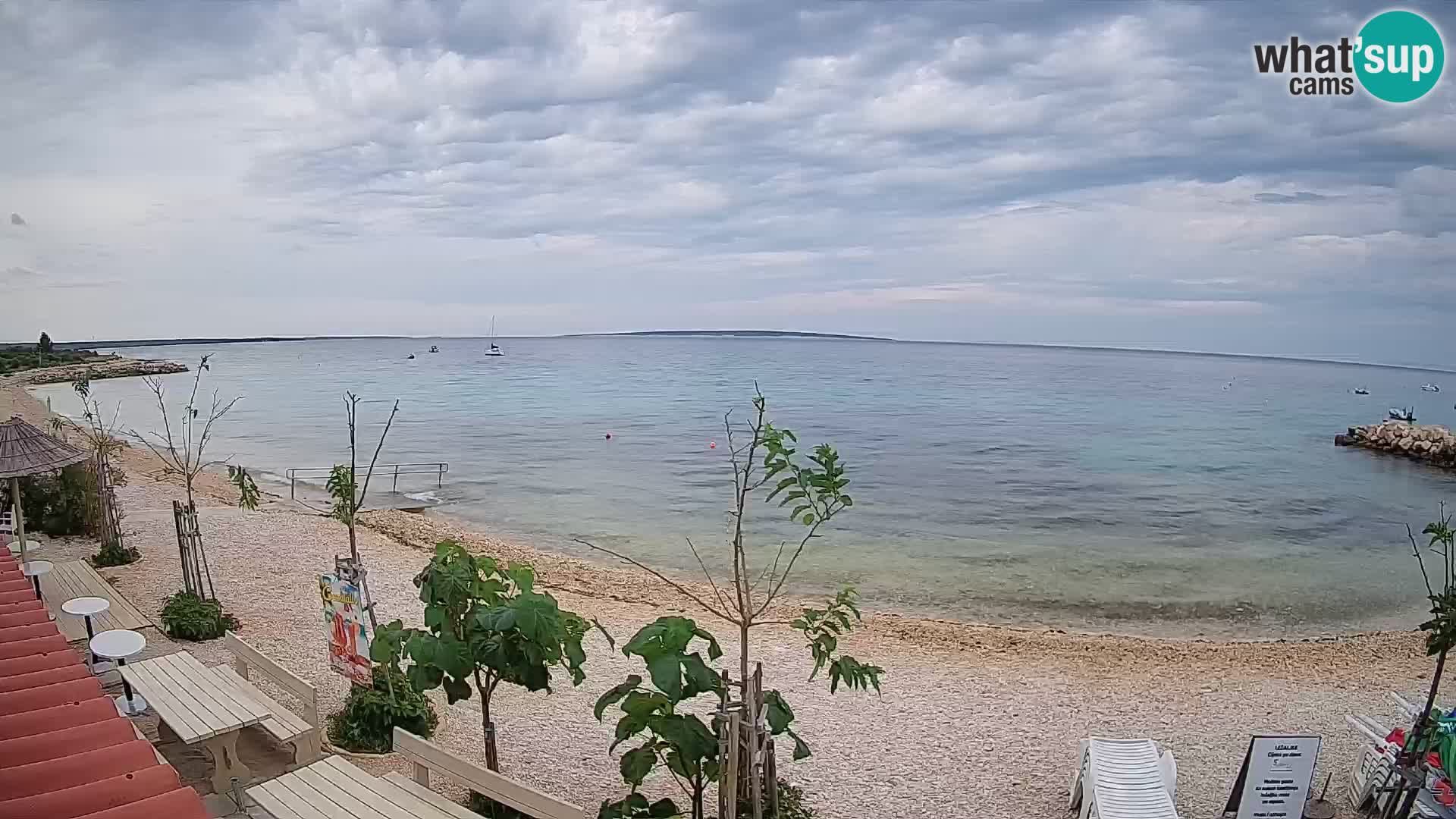 Spletna kamera Plaža Gajac – Pag – Hrvaška