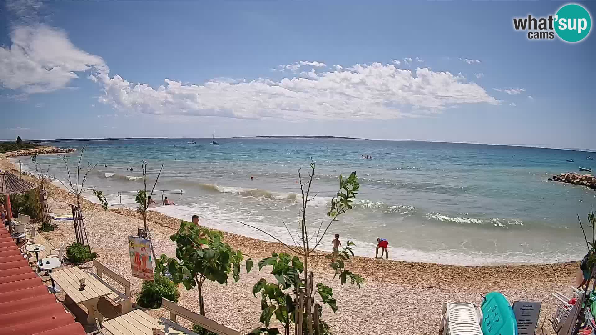 Webcam Strand in Gajac – Pag – Kroatien
