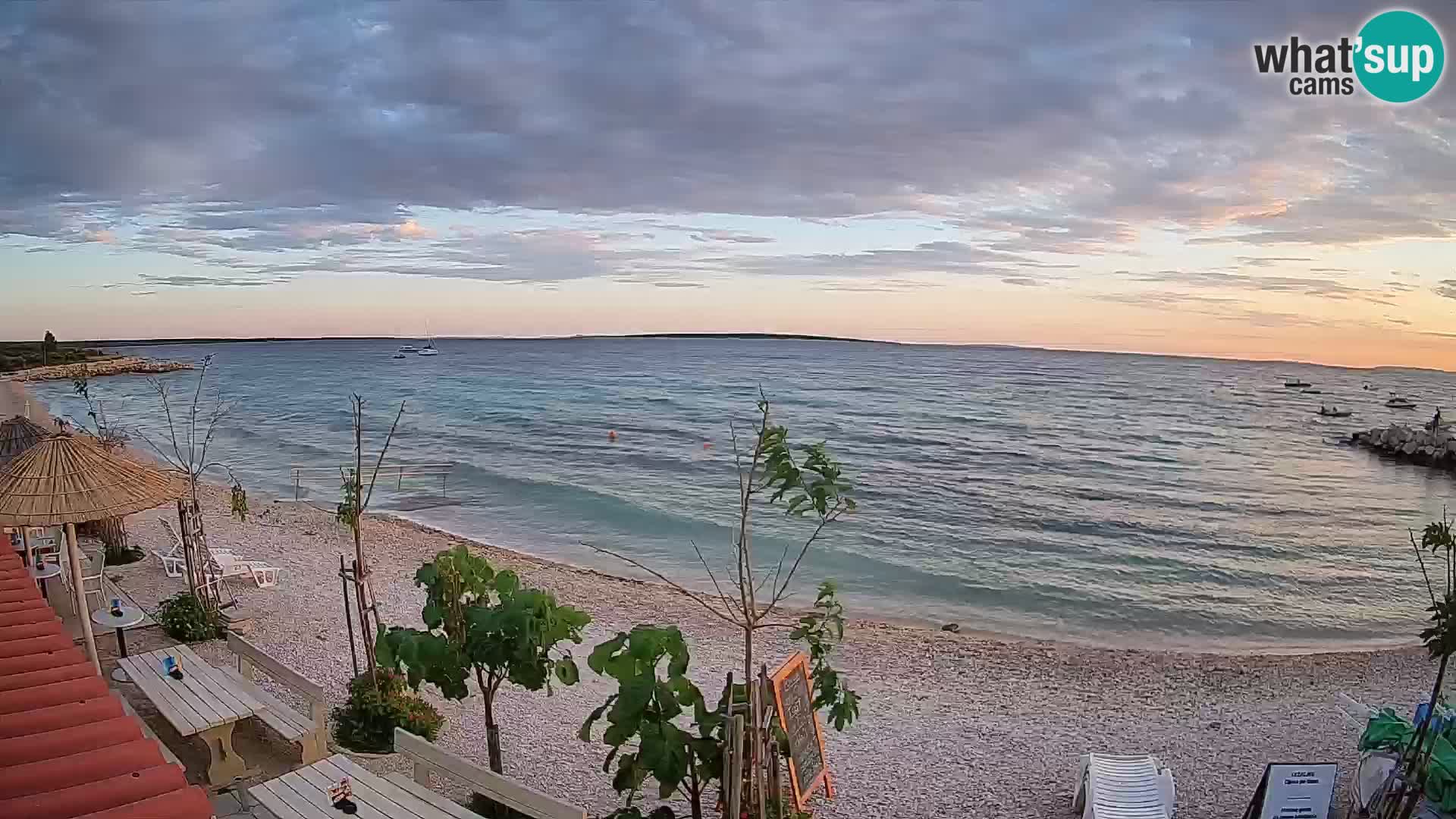 Spletna kamera Plaža Gajac – Pag – Hrvaška