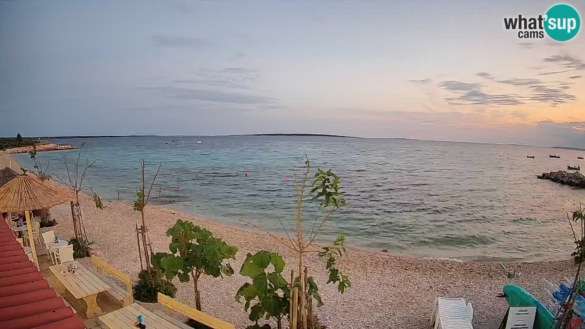 Live Webcam Gajac beach – Pag