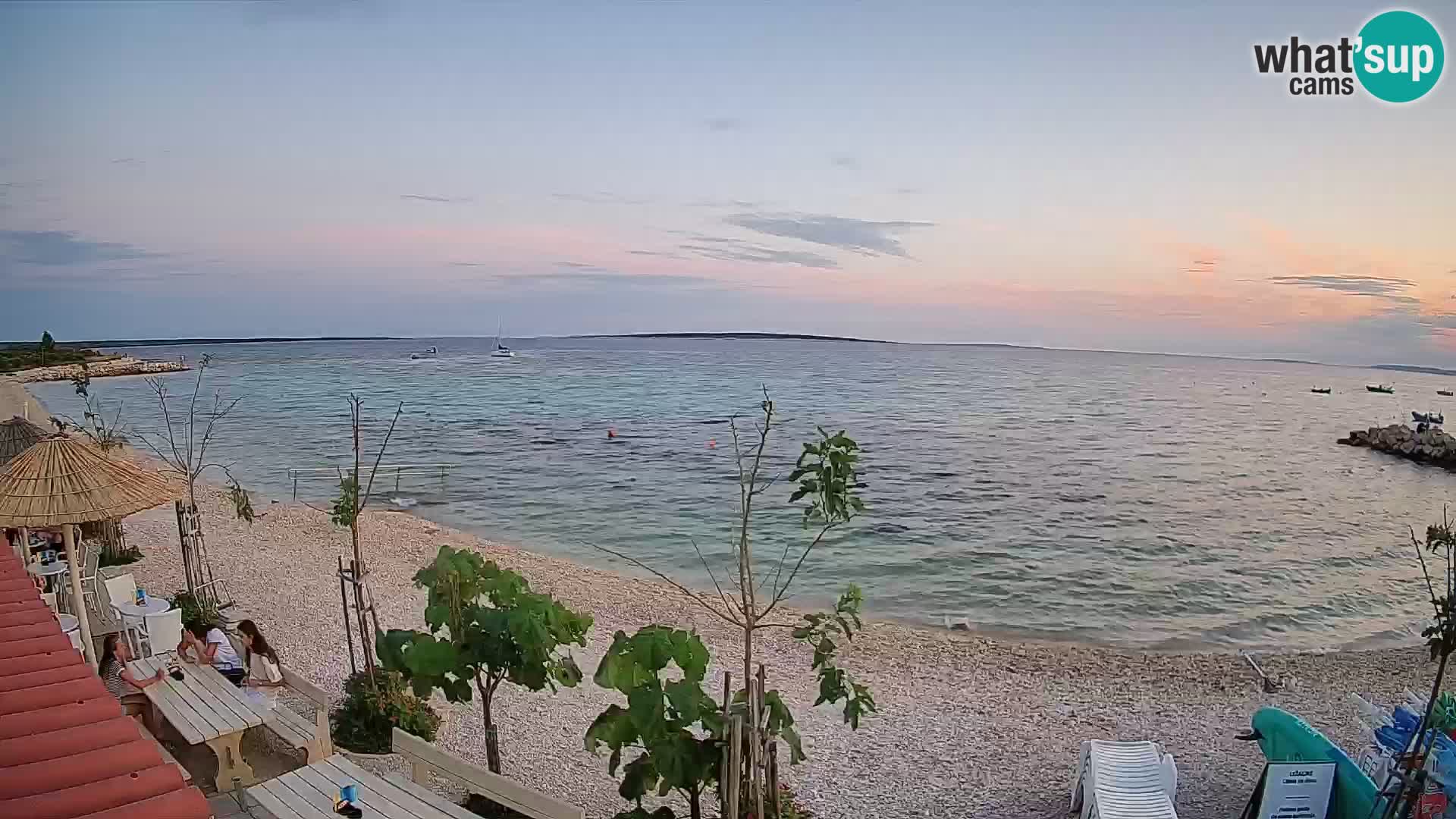 Spletna kamera Plaža Gajac – Pag – Hrvaška
