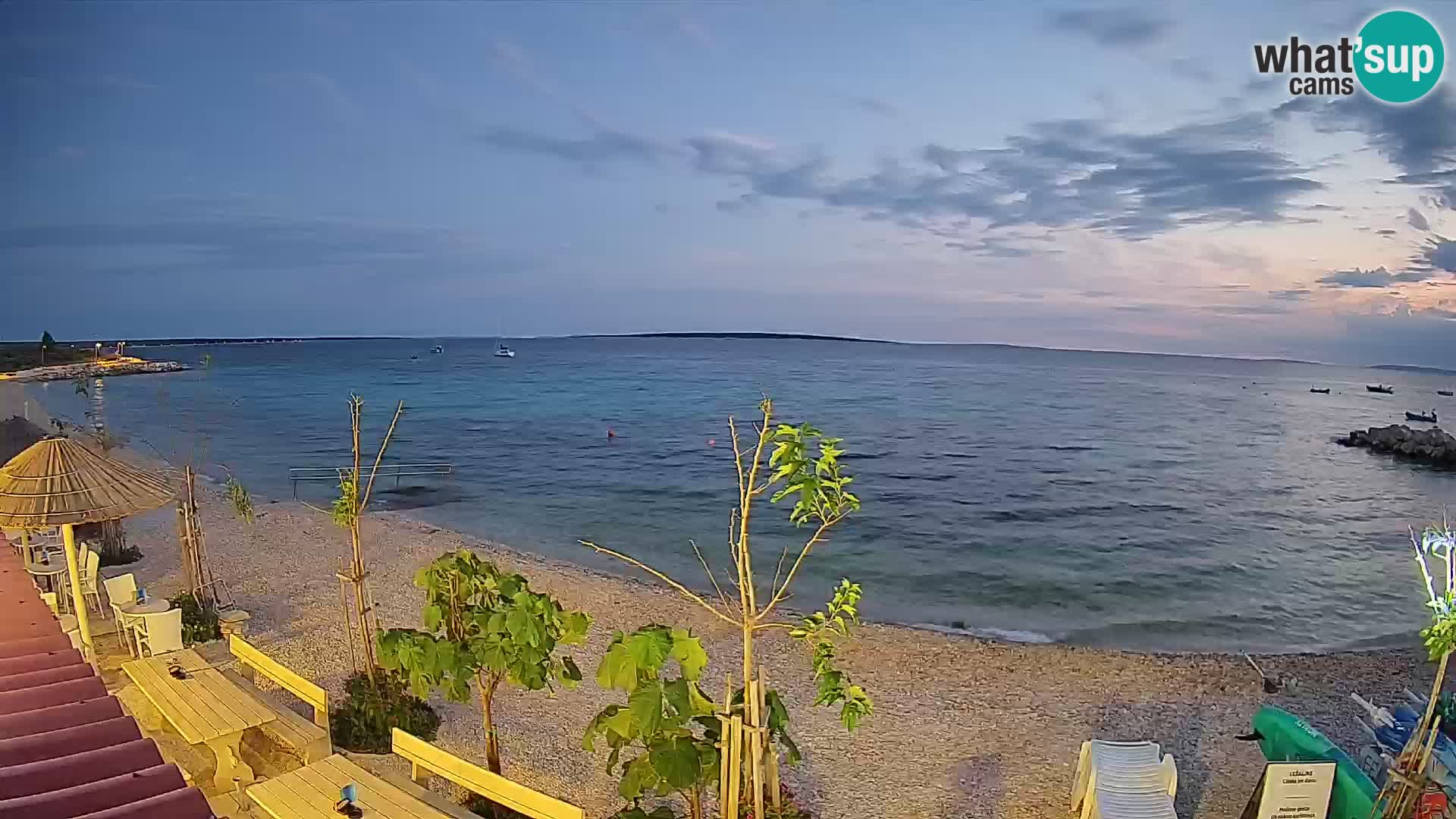 Live Webcam Gajac beach – Pag