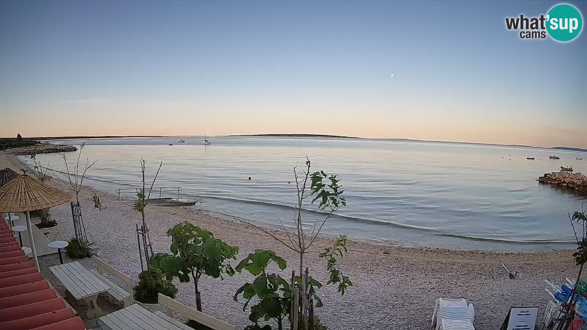Spletna kamera Plaža Gajac – Pag – Hrvaška