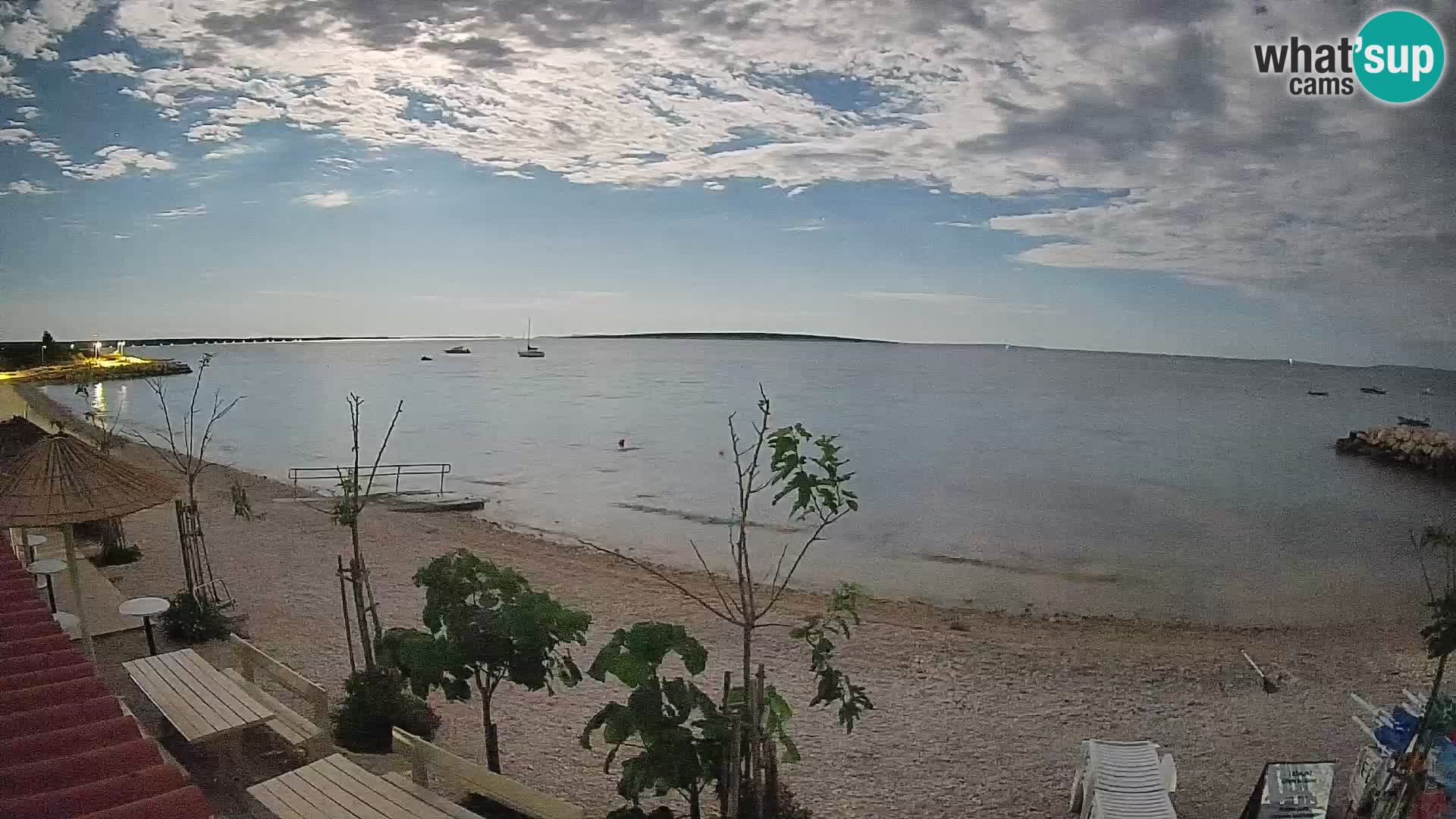Live Webcam Gajac beach – Pag