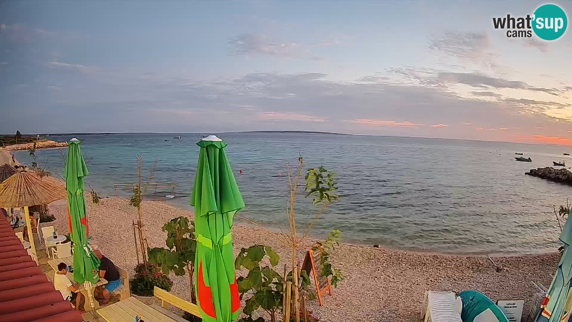 Spletna kamera Plaža Gajac – Pag – Hrvaška