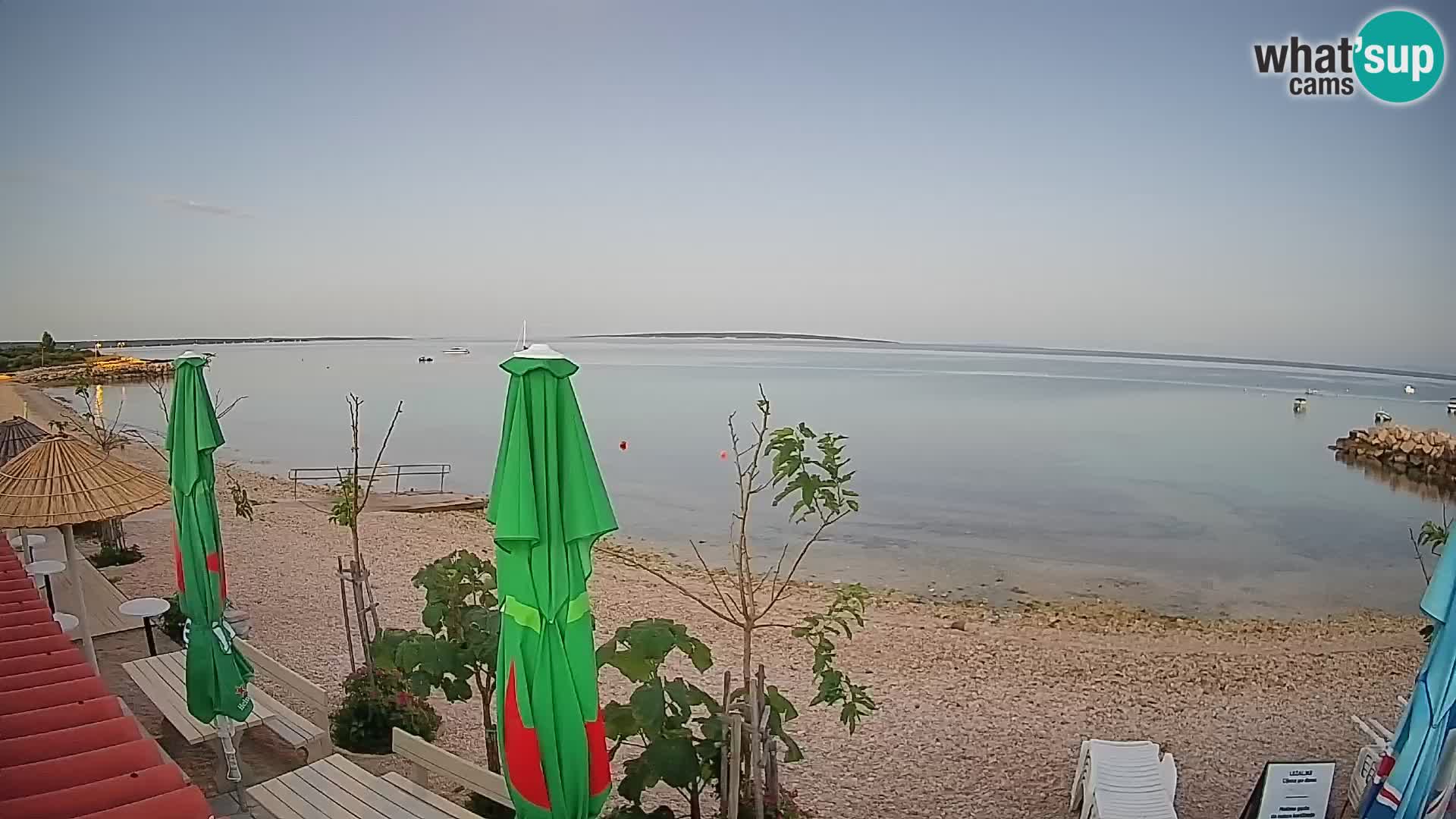 Spletna kamera Plaža Gajac – Pag – Hrvaška