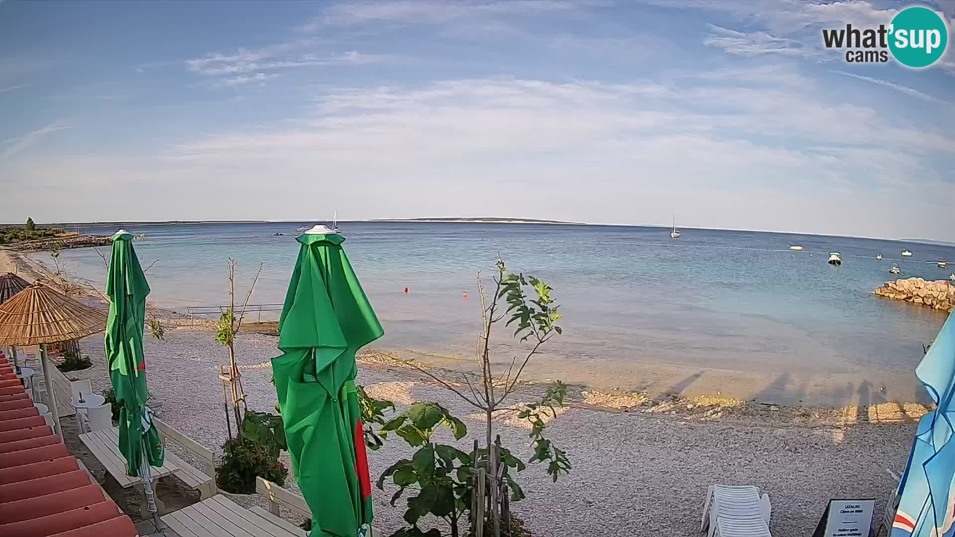 Live Webcam Gajac beach – Pag