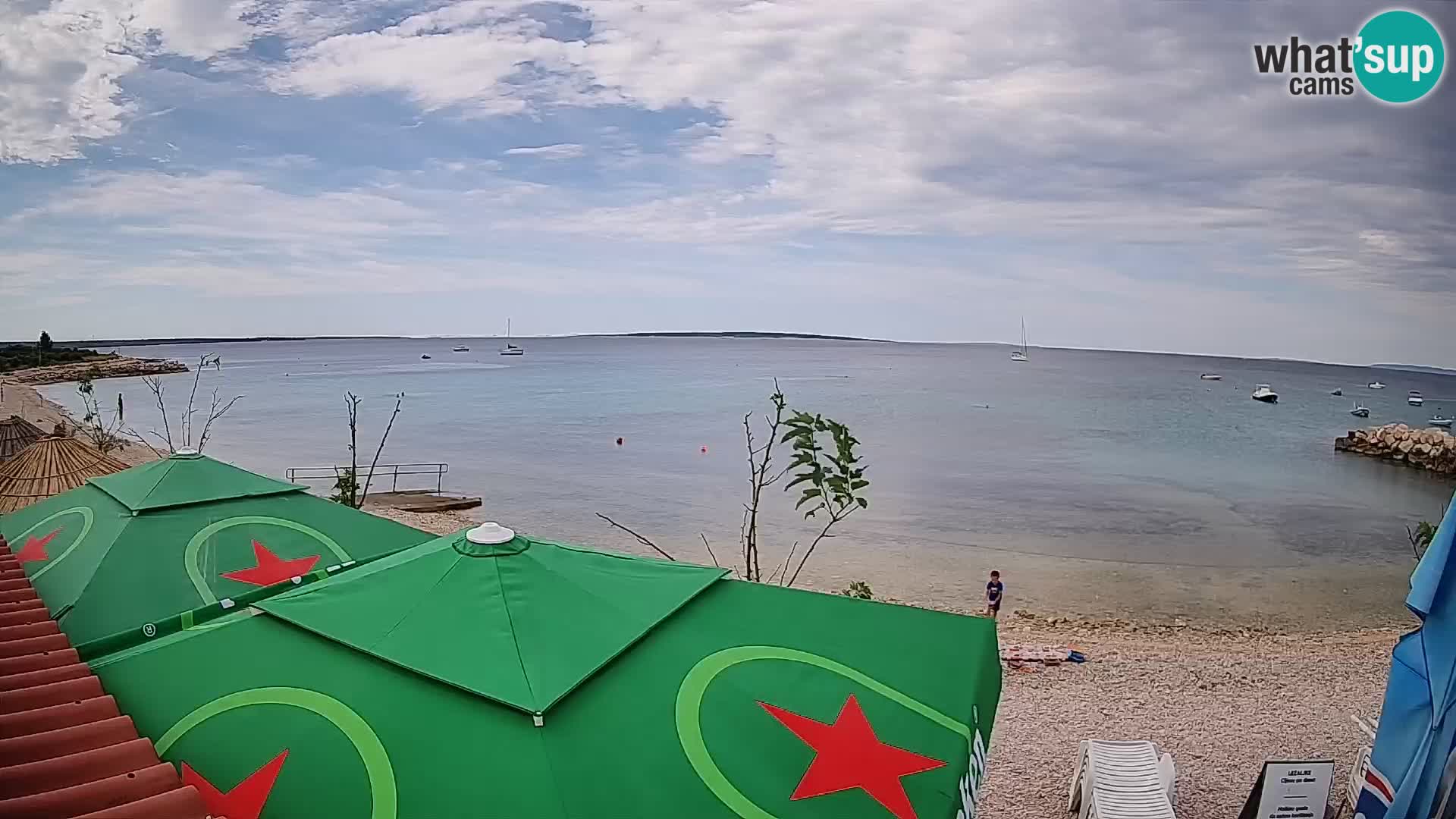 Live Webcam Gajac beach – Pag