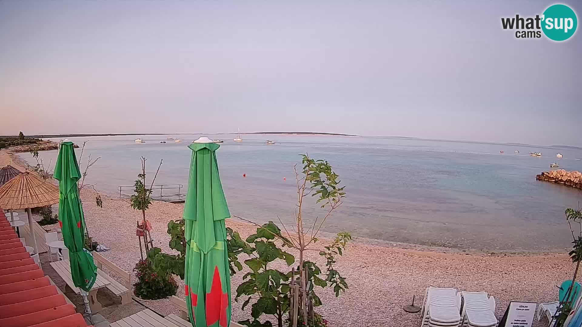 Live Webcam Gajac beach – Pag