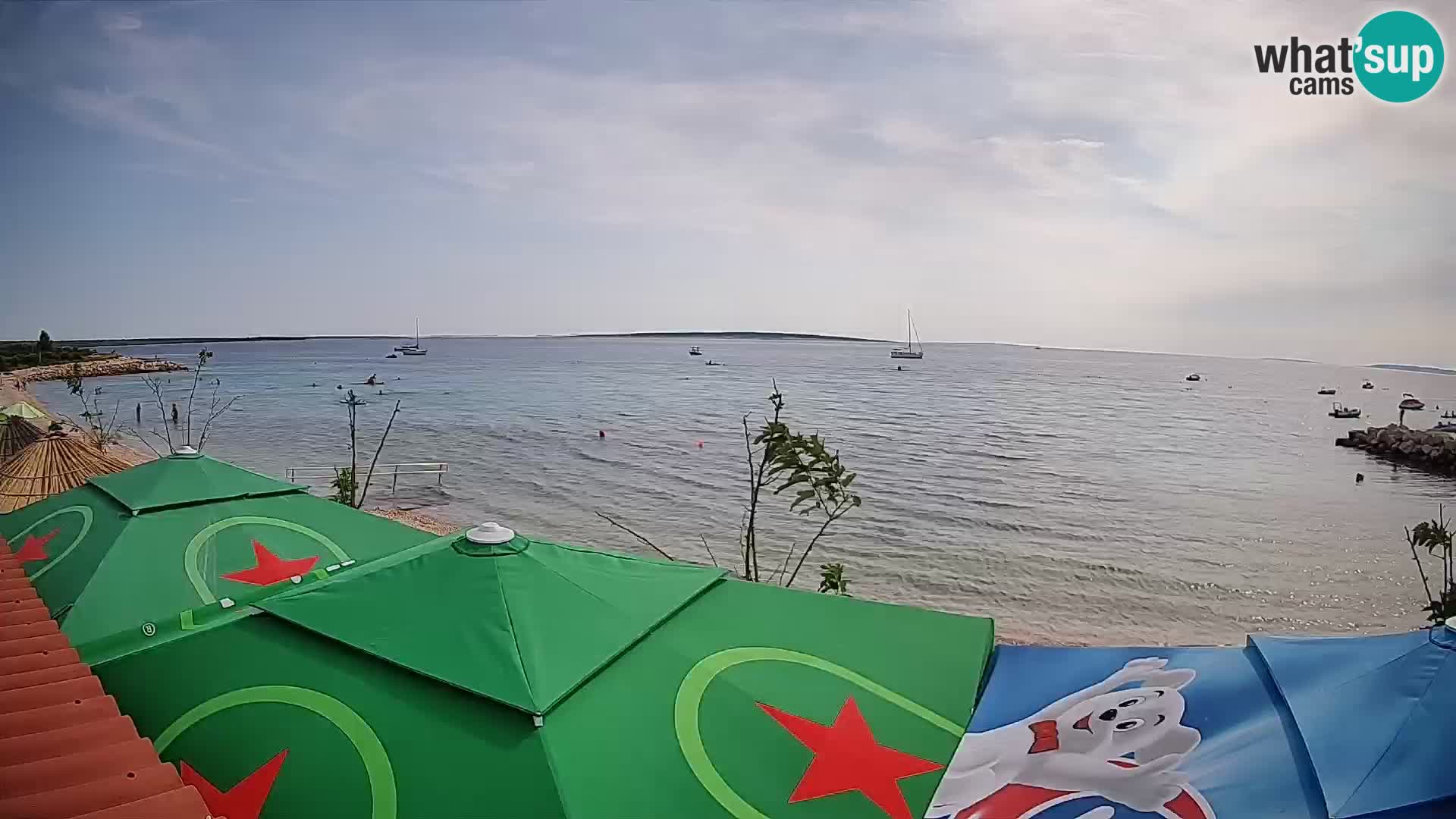 Live Webcam Gajac beach – Pag
