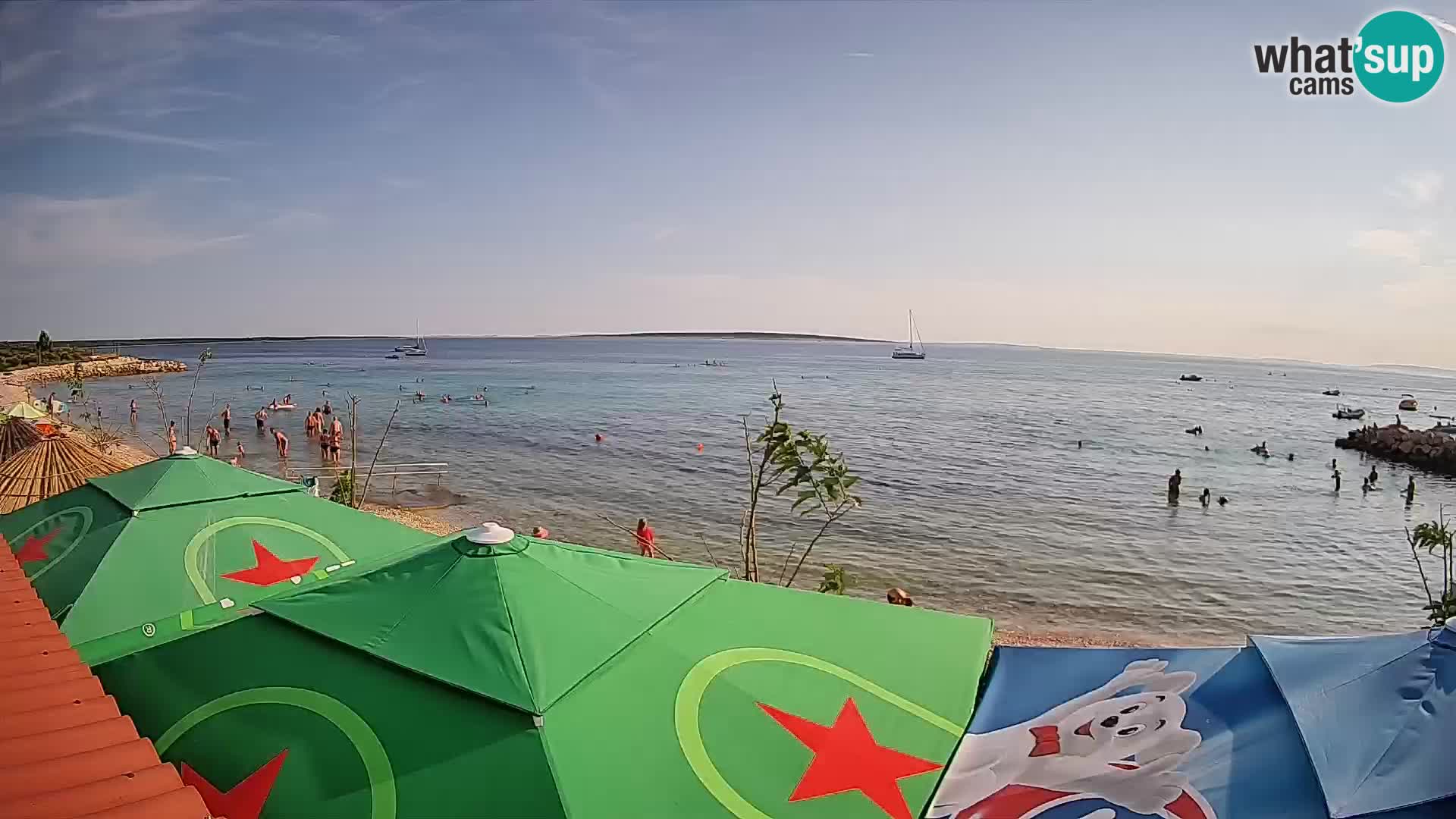 Live Webcam Gajac beach – Pag