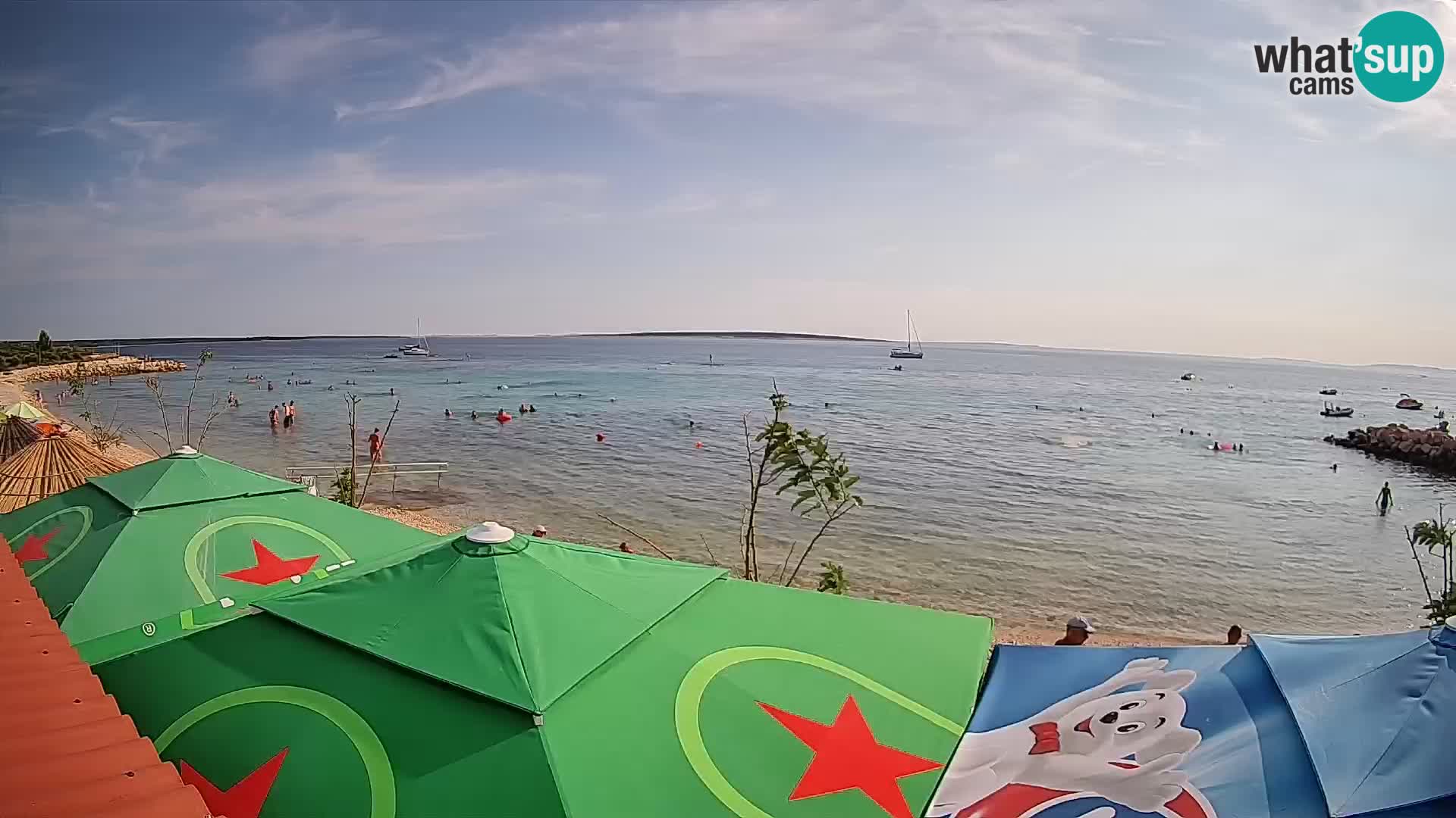 Live Webcam Gajac beach – Pag