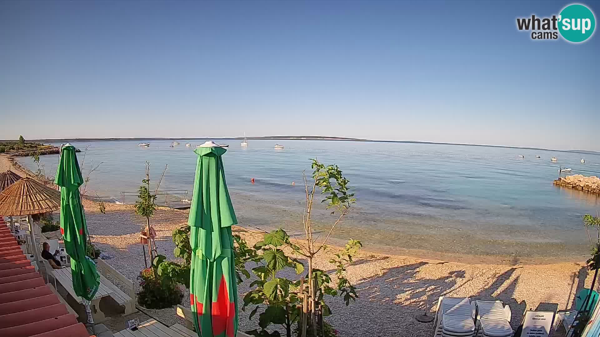 Webcam Strand in Gajac – Pag – Kroatien