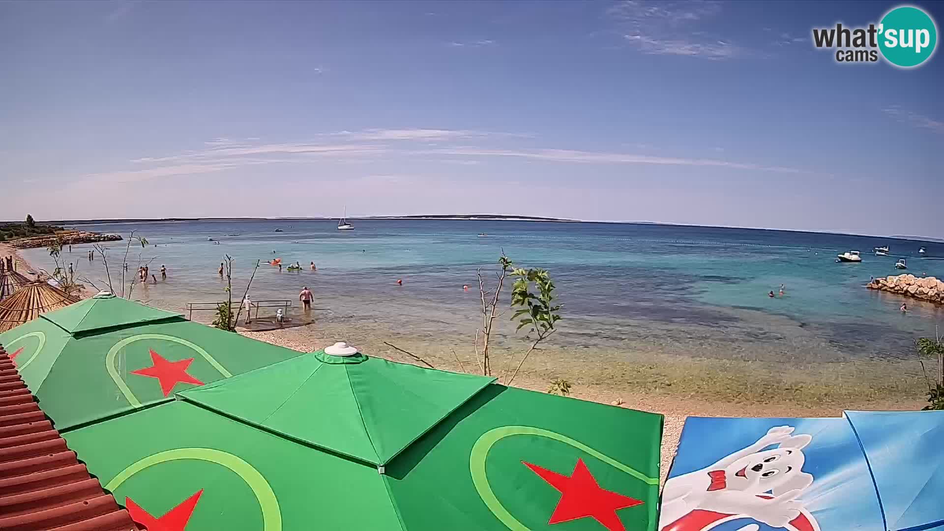 Live Webcam Gajac beach – Pag