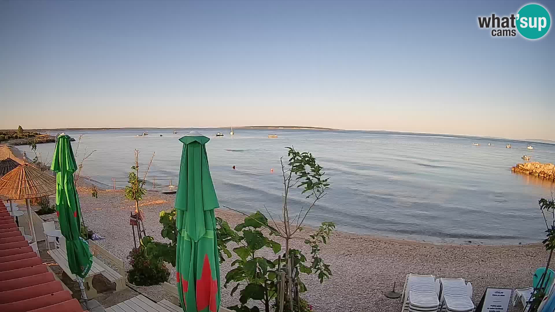 Live Webcam Gajac beach – Pag