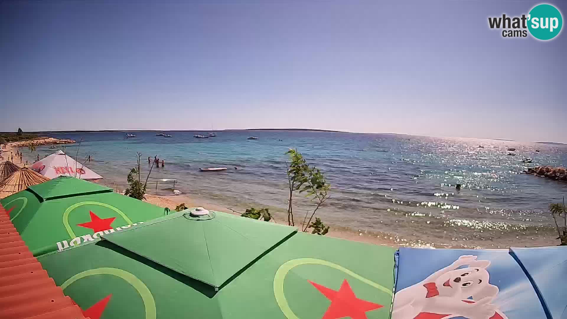 Spletna kamera Plaža Gajac – Pag – Hrvaška