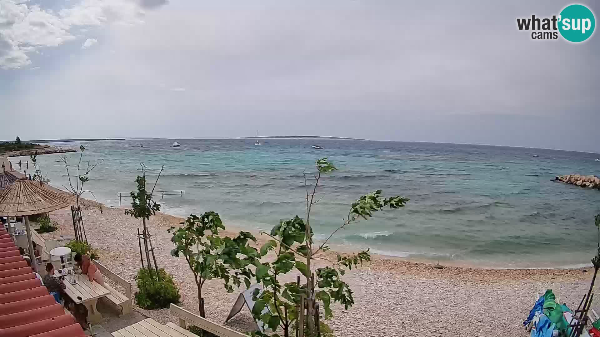 Live Webcam Gajac beach – Pag