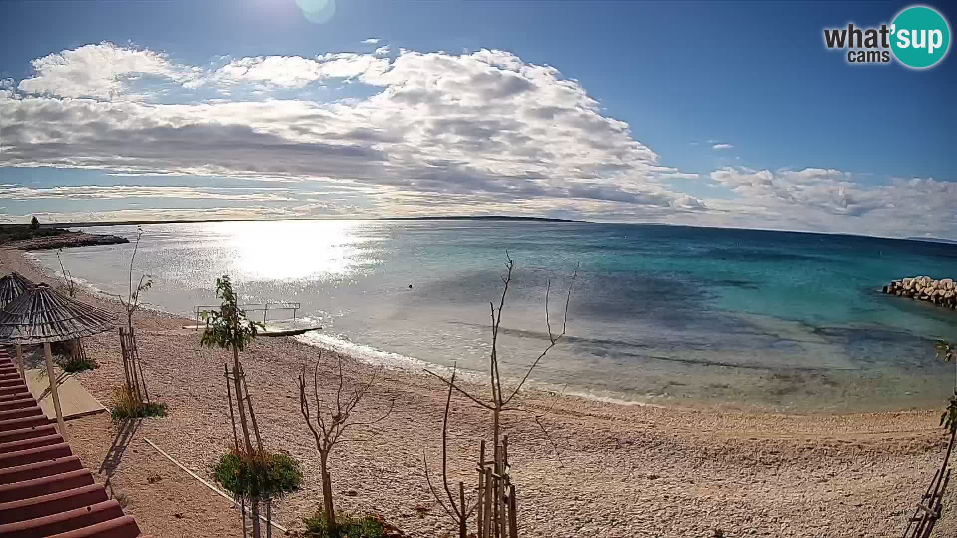 Spletna kamera Plaža Gajac – Pag – Hrvaška
