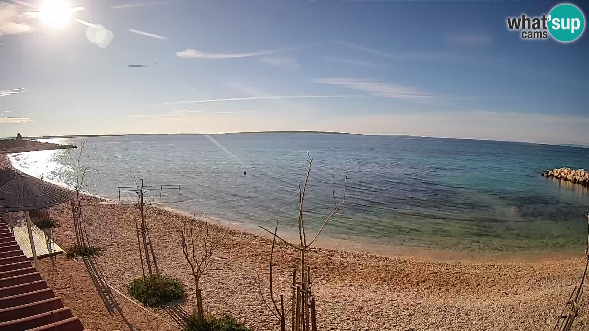 Live Webcam Gajac beach – Pag