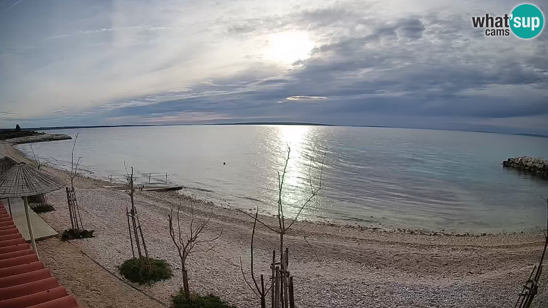 Live Webcam Gajac beach – Pag