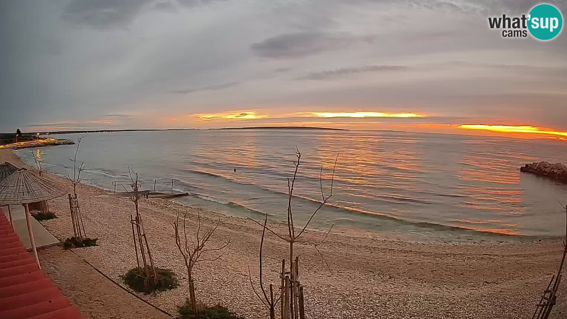 Webcam Strand in Gajac – Pag – Kroatien