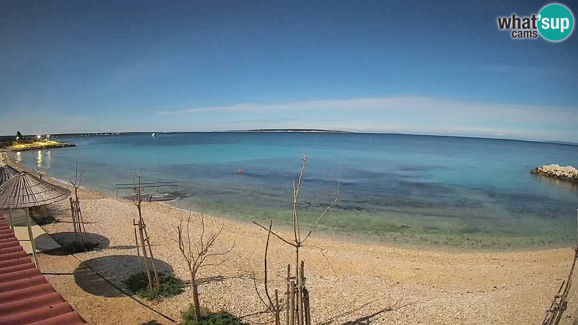 Spletna kamera Plaža Gajac – Pag – Hrvaška