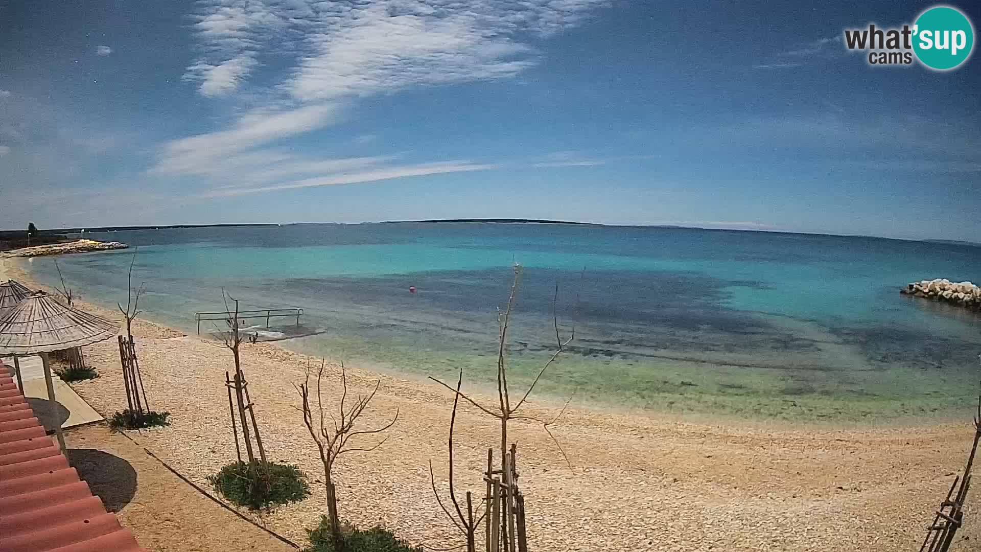 Spletna kamera Plaža Gajac – Pag – Hrvaška