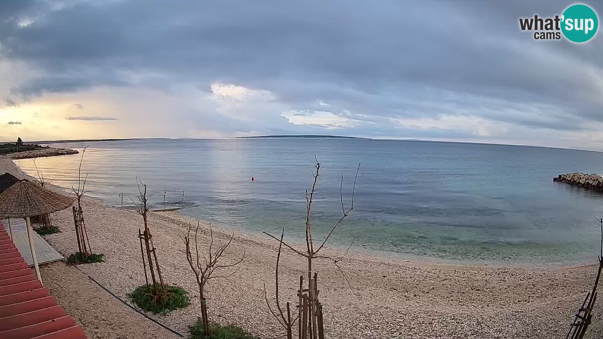 Live Webcam Gajac beach – Pag
