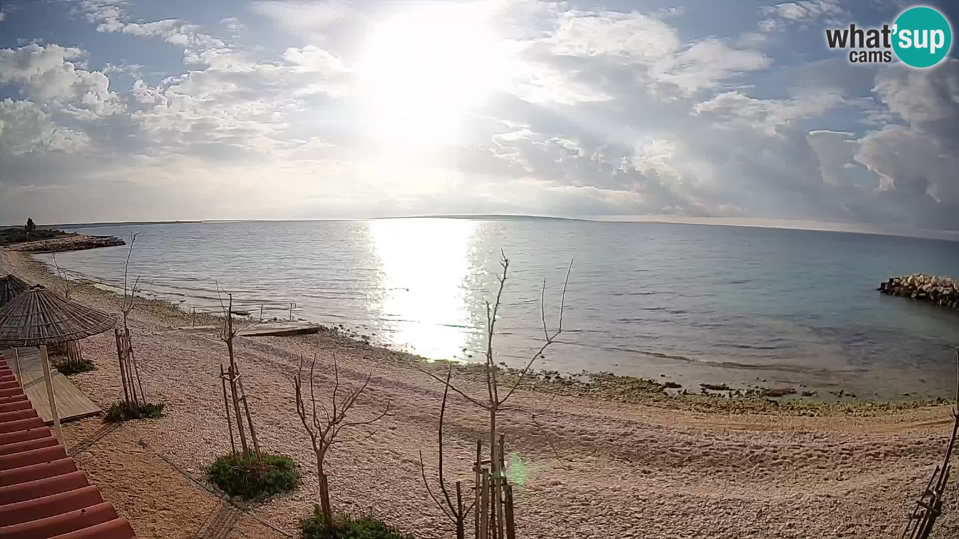 Spletna kamera Plaža Gajac – Pag – Hrvaška