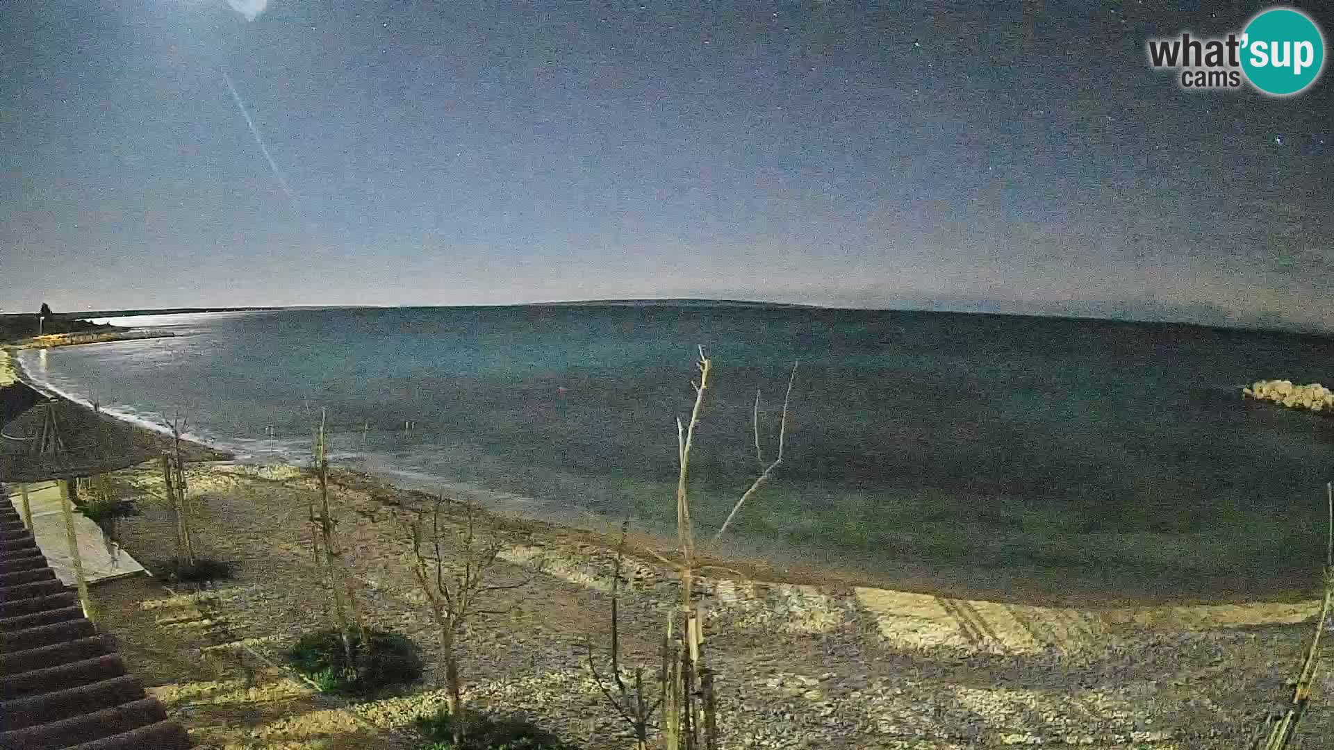 Spletna kamera Plaža Gajac – Pag – Hrvaška