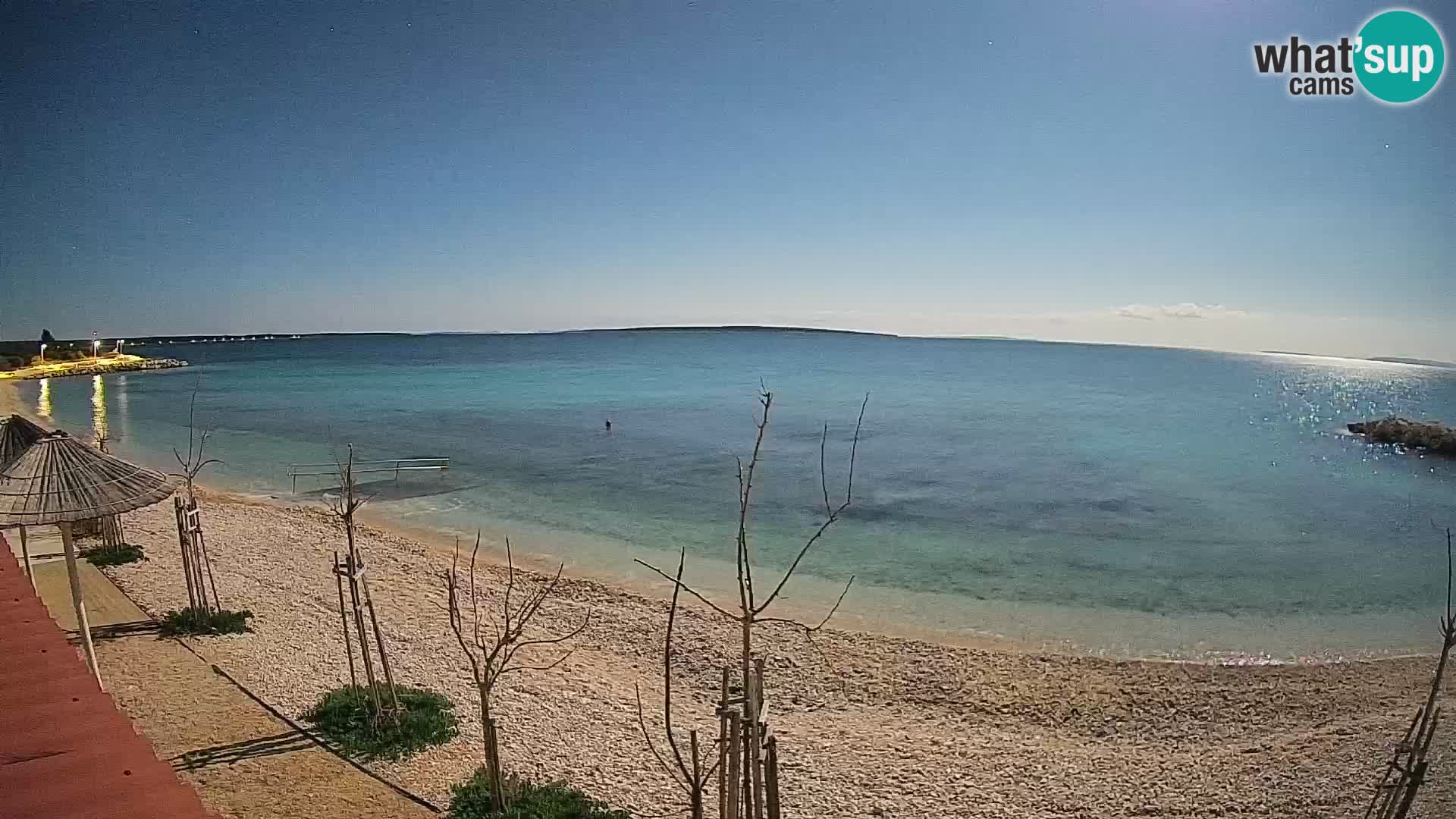 Live Webcam Gajac beach – Pag