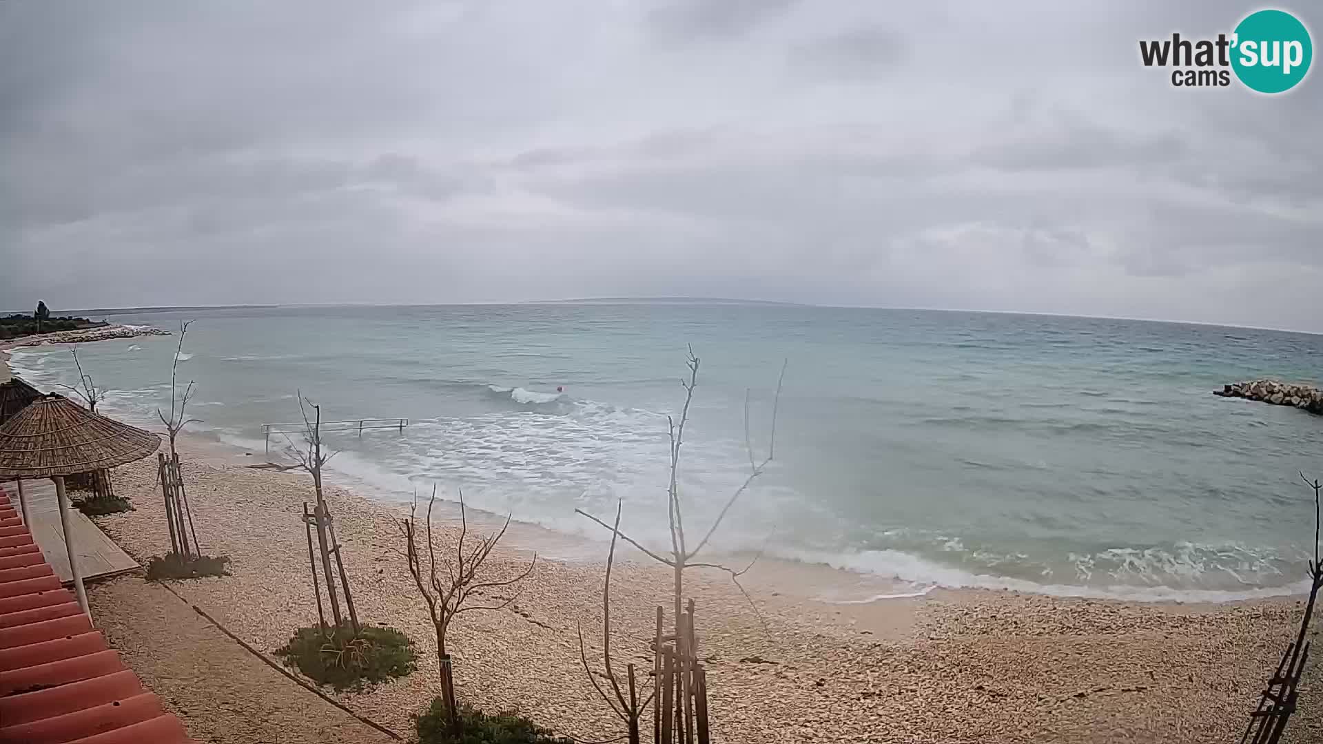 Spletna kamera Plaža Gajac – Pag – Hrvaška