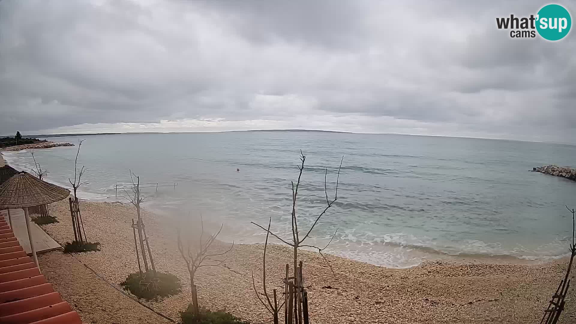 Webcam Strand in Gajac – Pag – Kroatien