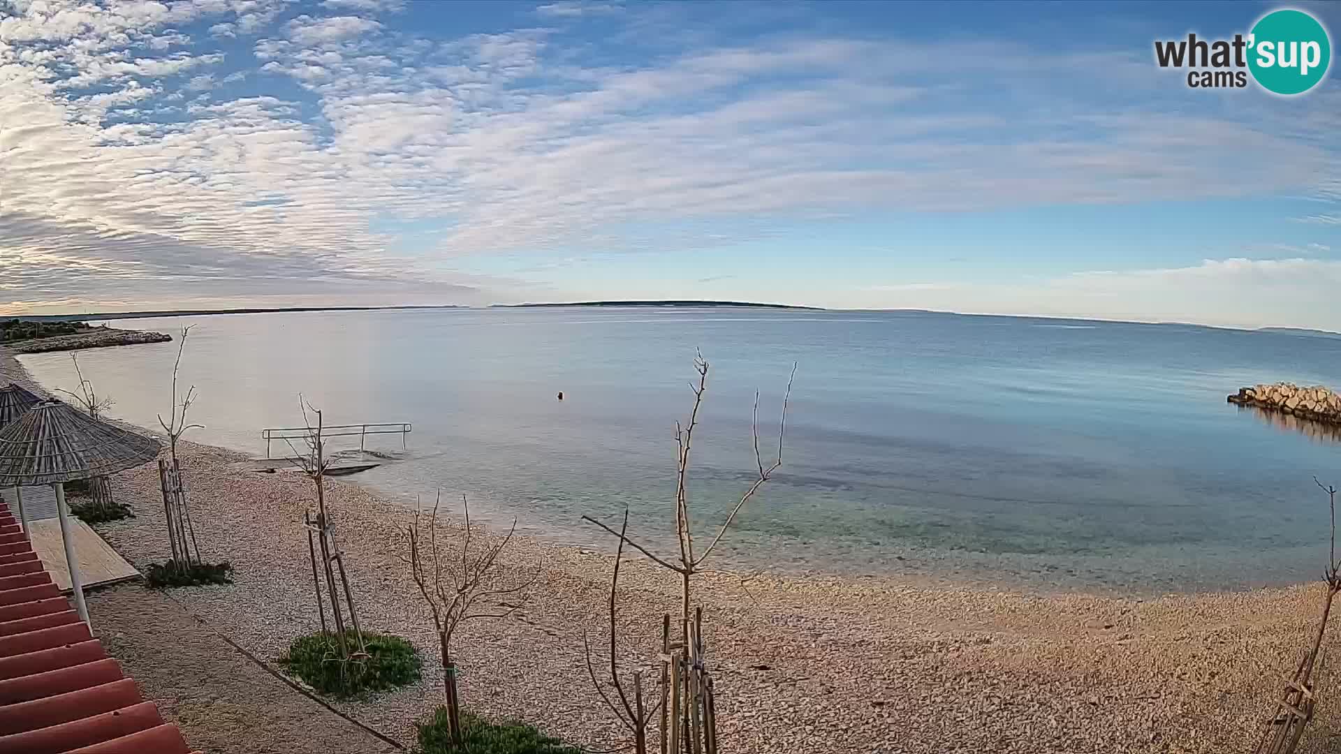 Webcam Strand in Gajac – Pag – Kroatien