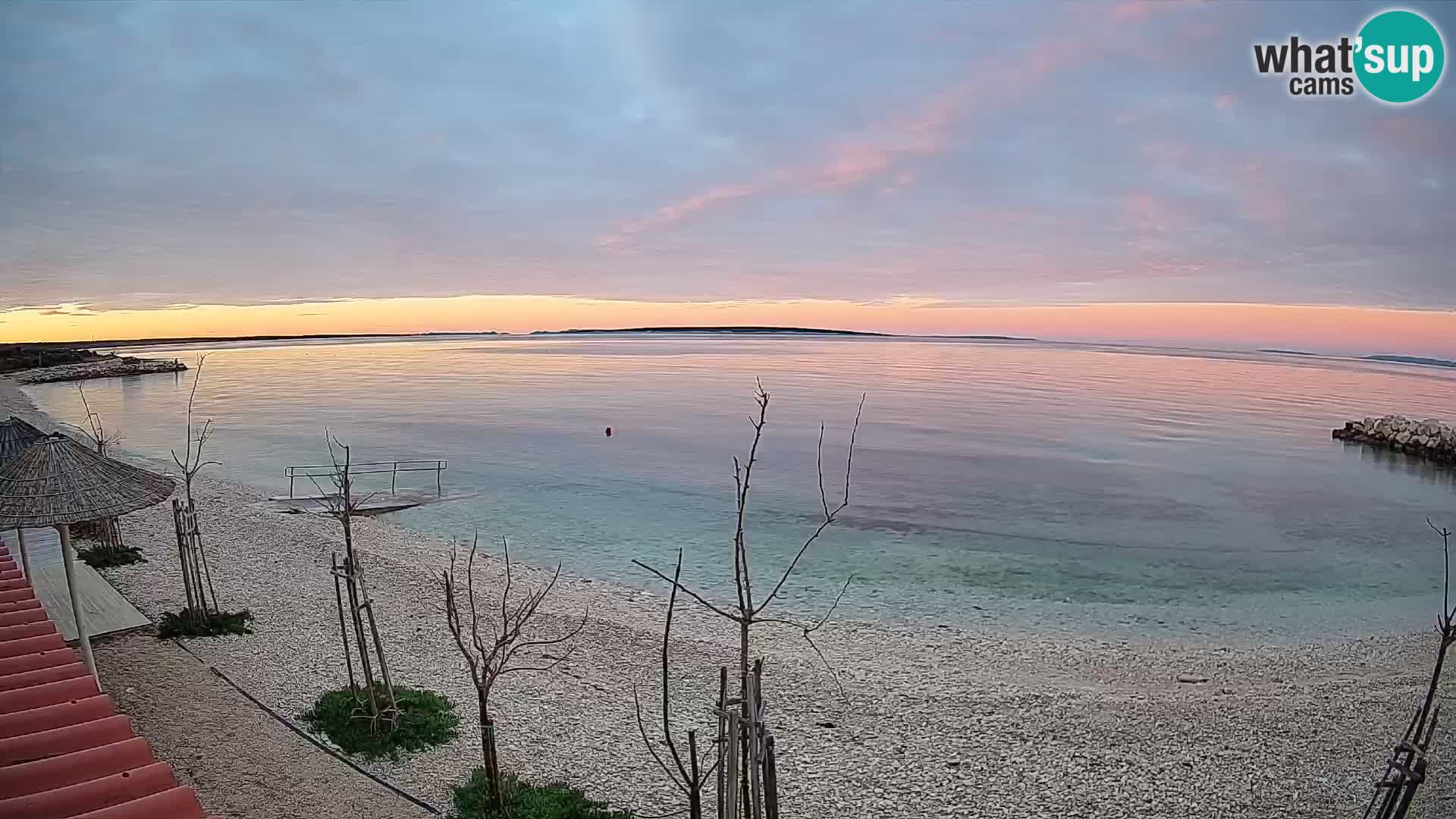 Live Webcam Gajac beach – Pag