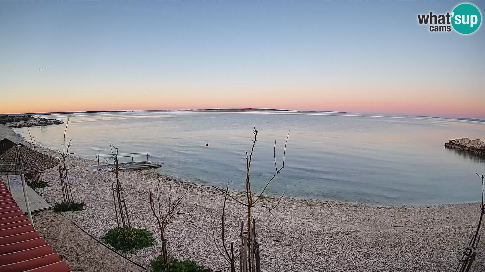 Live Webcam Gajac beach – Pag