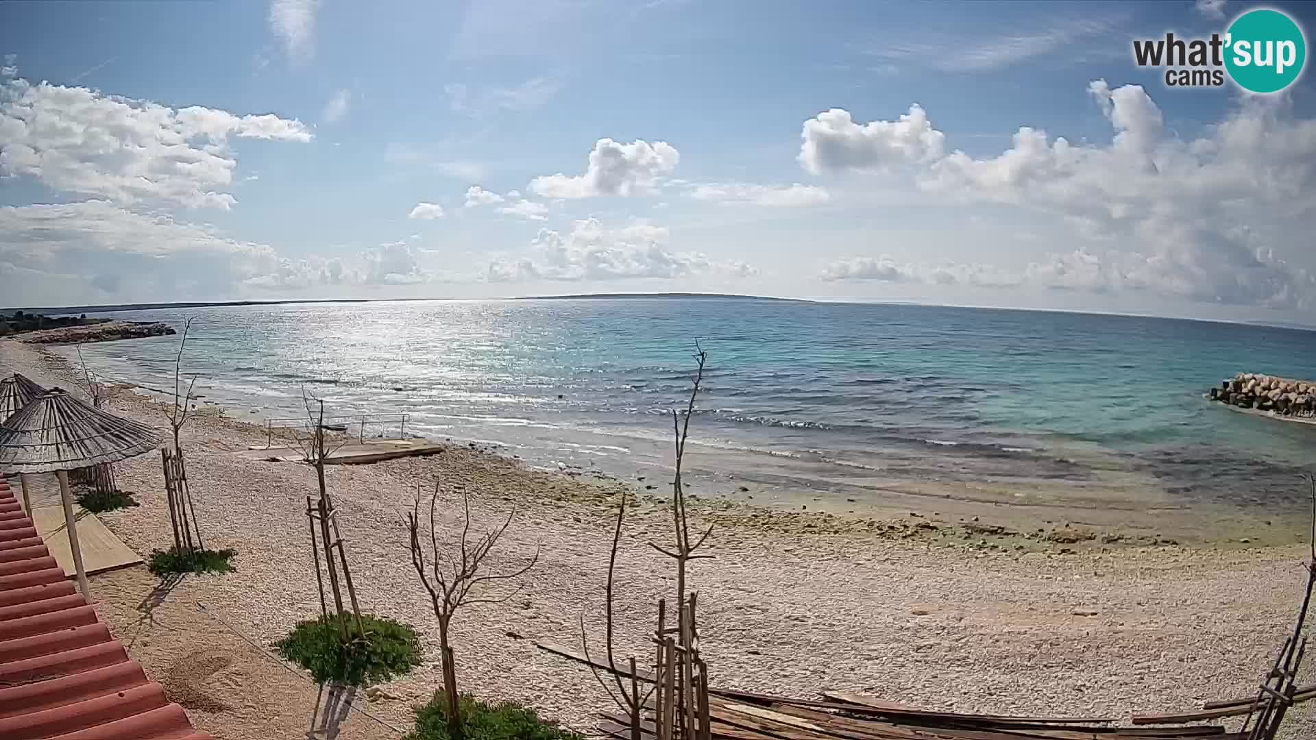 Spletna kamera Plaža Gajac – Pag – Hrvaška