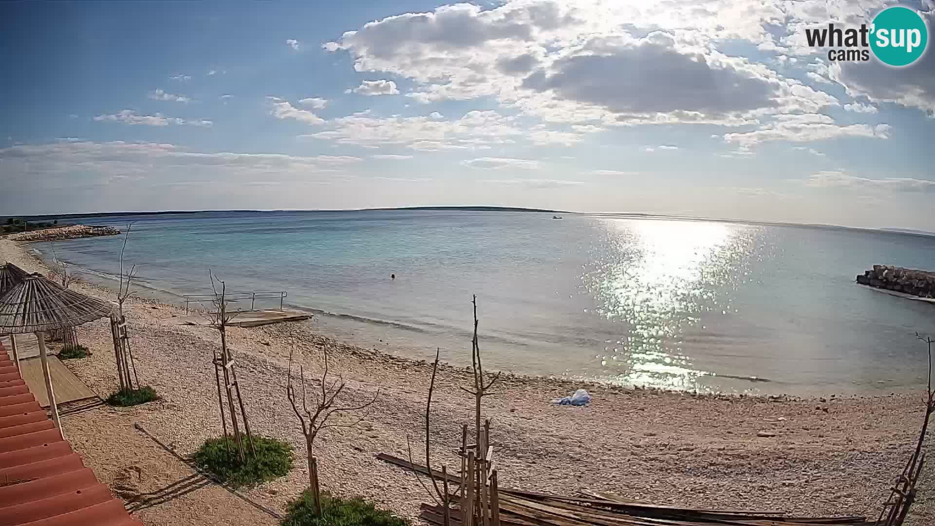 Webcam Strand in Gajac – Pag – Kroatien