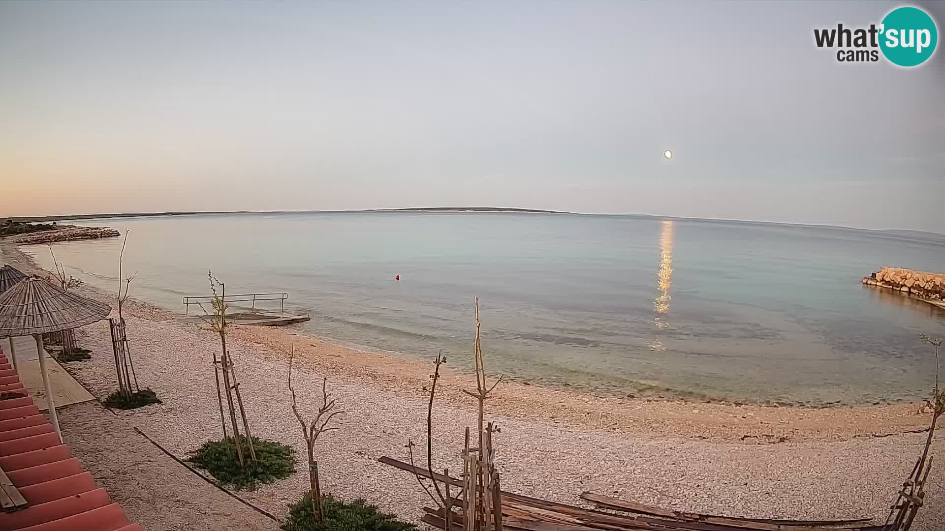 Live Webcam Gajac beach – Pag