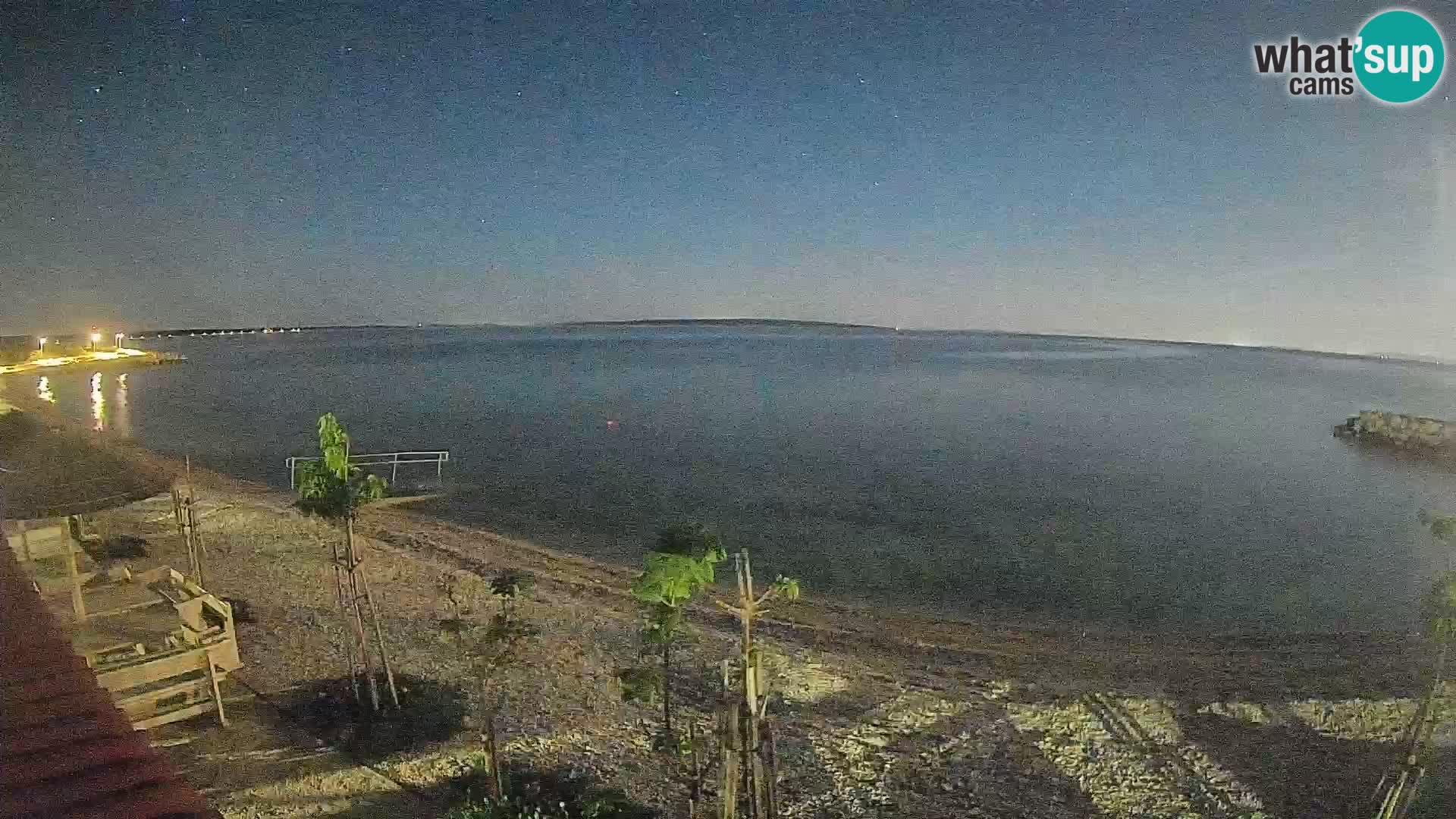 Spletna kamera Plaža Gajac – Pag – Hrvaška